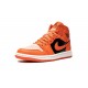 Nike Air Jordan 1 Mid Womens Orange Black DM3381-600 Shoes