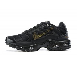 Air Max Plus Tn Mens Black Gold Shoes