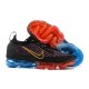 Air VaporMax 2021 Flyknit Unisex Black Red and Blue Shoes