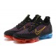 Air VaporMax 2021 Flyknit Unisex Black Red and Blue Shoes