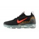 Air VaporMax 2021 Flyknit Unisex Black Red Shoes