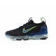 Air VaporMax 2021 Flyknit Unisex Blue Black and Green Shoes