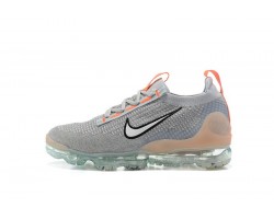 Air VaporMax 2021 Flyknit Unisex Grey Orange DH4084 002 Shoes