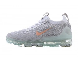 Air VaporMax 2021 Flyknit Unisex Grey Orange DH4090 002 Shoes